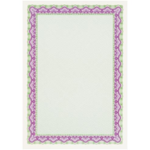 Хартија Осд 4055 А4 1/25 115Гр.За Сертификати Тиркизно Пурпл