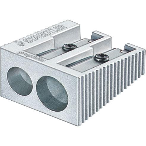 STAEDTLER Острилка Со 2 Отвори Стандард И Џамбо Метална