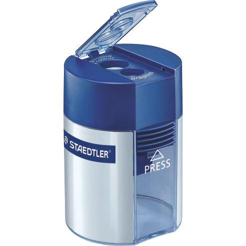 STAEDTLER Острилка Со 2 Отвори Стандард И Џамбо Во Кутија ПВЦ