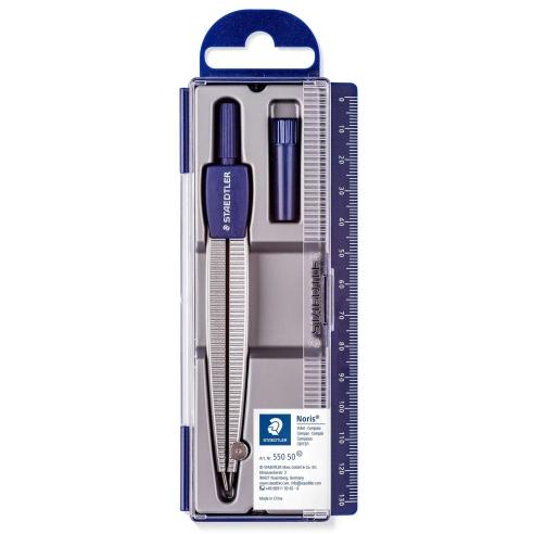 STAEDTLER Шестар метален во ПВЦ Кутија со држач за молив