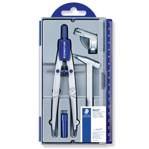 STAEDTLER Шестар сет метален во ПВЦ кутија држач за молив и линијар
