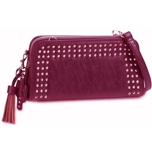 Чанта Бб Д-481 А0 37 Рачна Со Патент 28*45*14 Сивокафеава