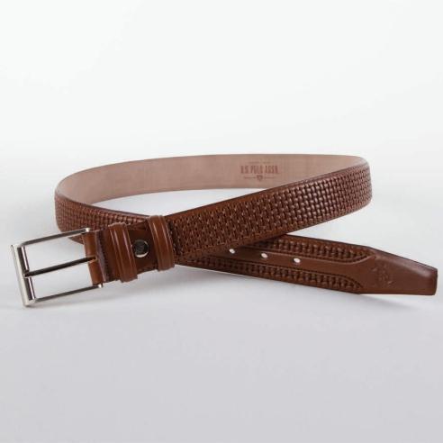 Ремен Плкмр0081 Машки Кафеав-Тутун