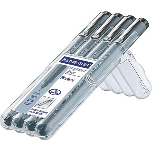 STAEDTLER Рапидограф Сет 4/1 0.1 0.3 0.5 0.7