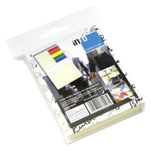 GLOBAL NOTES Мемо блок Сет 100*75+48*75мм +5*12*44