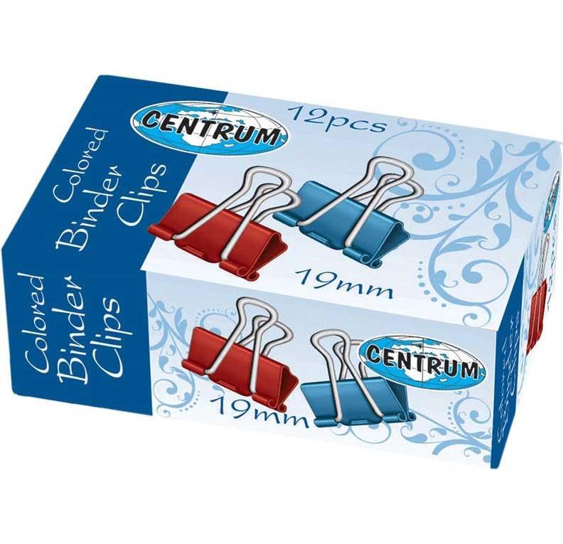 CENTRUM Штипка за хартија 19мм Сет 1/12