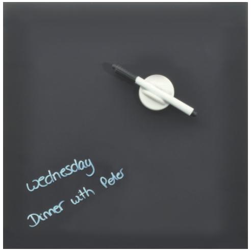 Табла стаклена- магнетна 4250.08-35*35 сива