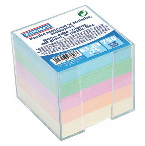 Ливчиња во боја ПВЦ кутија 750 листови 92*92*82 мм