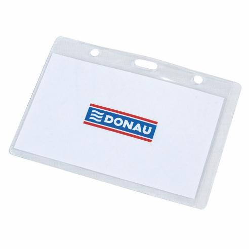 Беџ за легитимација хоризонтален 100х65х0.24мм ПВЦ