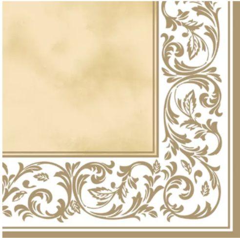 Салфети 33*33мм 1/20 Рококо етно шема