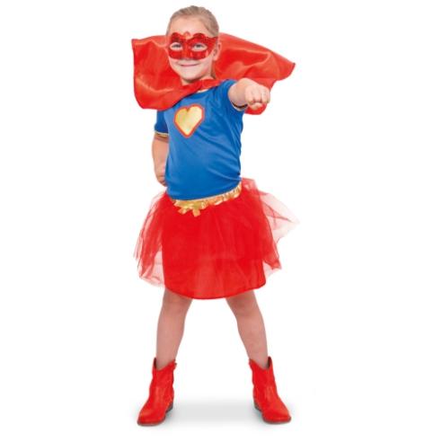 Костум Супер Херој Кошула Здолниште и Наметка