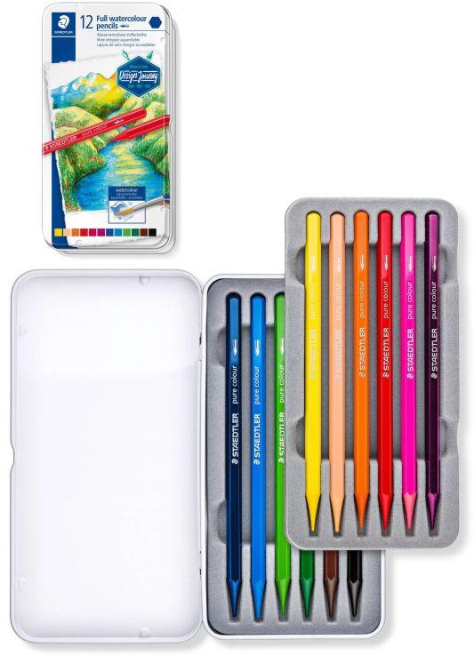 STAEDTLER Сет Дрвени Боици Акварел 12/1