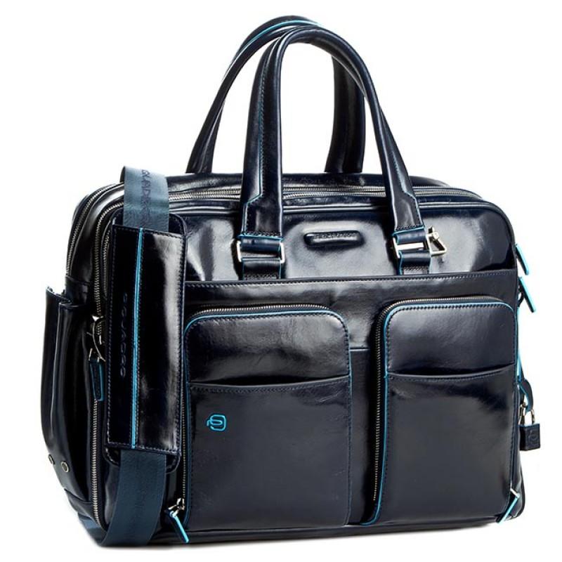 ЧантаДеловна Лаптоп15"Кожна