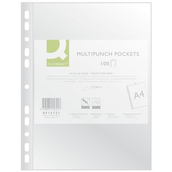 CONNECT Папка УР А4 50 микрони 1/100 Кристал