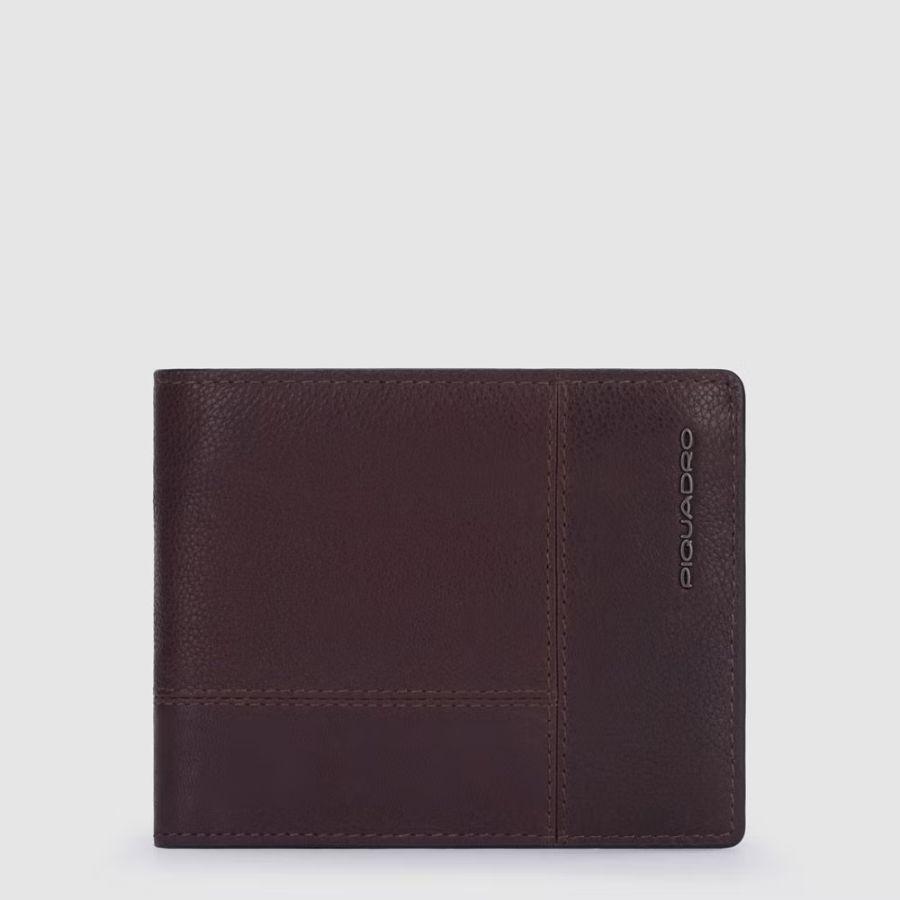 PIQUADRO Паричник, Машки, Кожа, RFID заштита, PU4518W116R/M, 11*9*2цм, Кафена