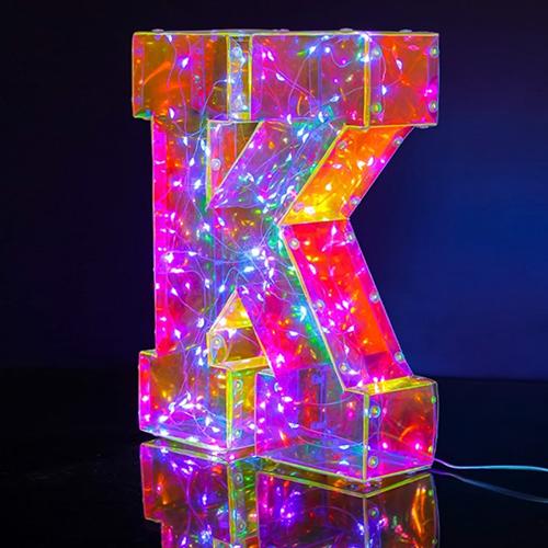 I-TOTAL Светлечка Буква, ЛЕД БУКВА К, XL2581