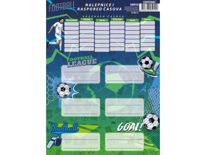 PLAY Налепници, За Тетратки,Со Распоред На Часови,За Момчиња,Literacy 210,189910
