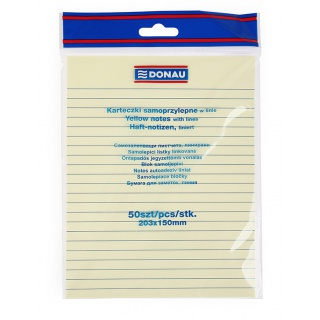 PBS Мемо блок, 150*203мм Со Линии, 1/50, 21038, , 7596001PL-99, Жолта