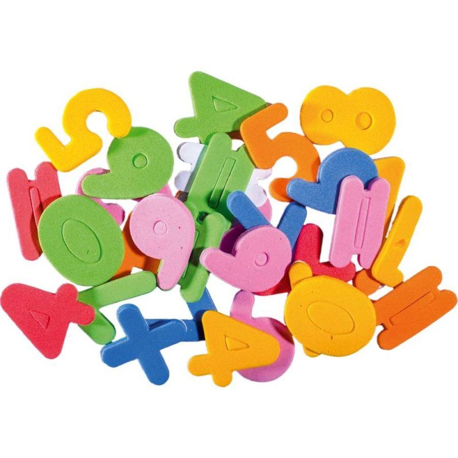 JUNIOR Декорации,Форми на бројки,Ева пена,1/20, Самолепливи, Crafty shapes,137310