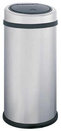 ALCO Корпа, За отпад, На тач, 30л, Хромирана, 31,5*65см, 2915