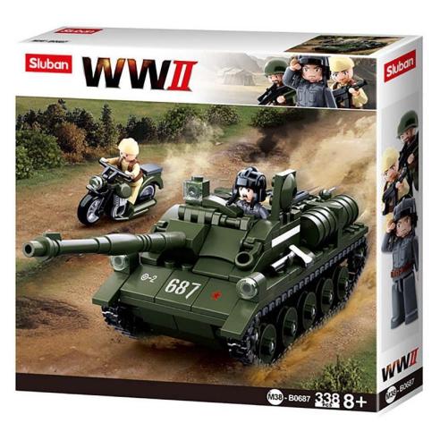 SLUBAN Тенк, Tank Destroyer, 355 делови, WWII, M38-B0687