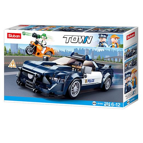 SLUBAN Играчка Полициско Возило, Играчка, 284, Police , M38-B1063