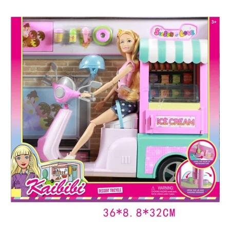 STATOVAC Играчка, Сет Кукла , Продавница За Сладолед, Boneca, 858249