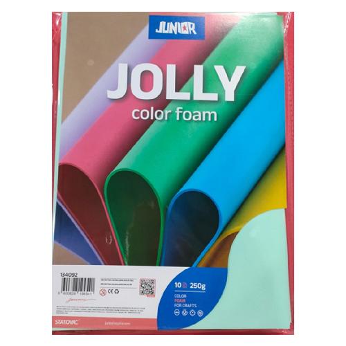 JUNIOR Ева пена, А4, 1/1, Jolly Color Foam, 134092, Пастелна Минт
