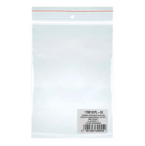 Pbs Кеси Зип, 40*60 Мм, 40 Микрона, 1/100, 1788100Pl-00 , 15071415-90