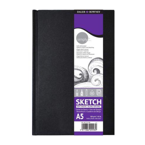 Блок, За Скицирање, А5, 54л, 100г, 482154500, Simply Sketchbook