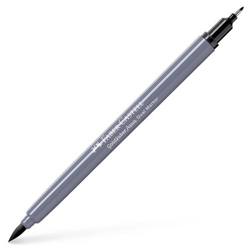 Faber Castell Маркер , Двостран, Goldfaber Aqua Dual, 164699, Црна