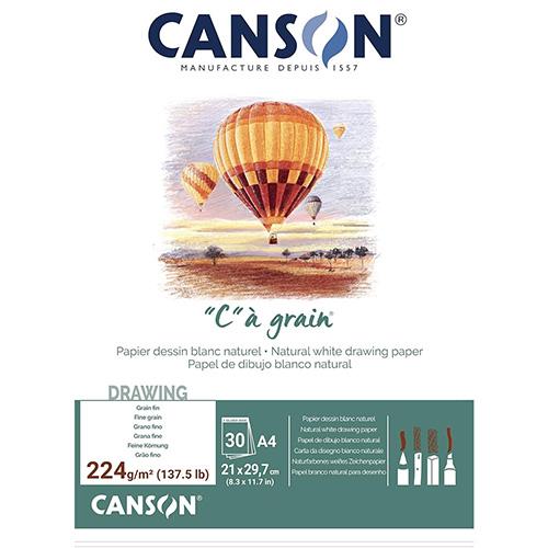 Canson Блок, За Скицирање, А4, 224 Гр, 30 Листа  , CANCAG, 400060600