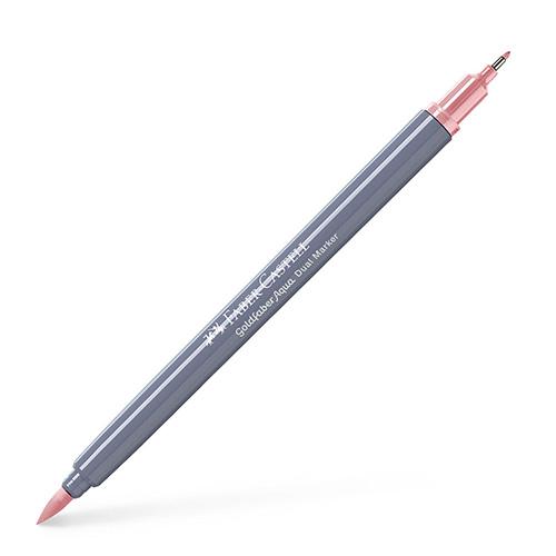 Faber Castell Маркер , Двостран, Goldfaber Aqua Dual , 164614, Пастелно Розева