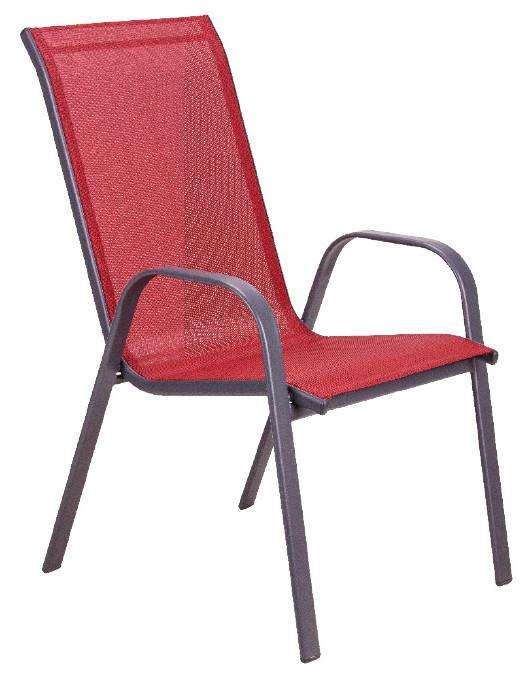 COMO Градинско столче црвено