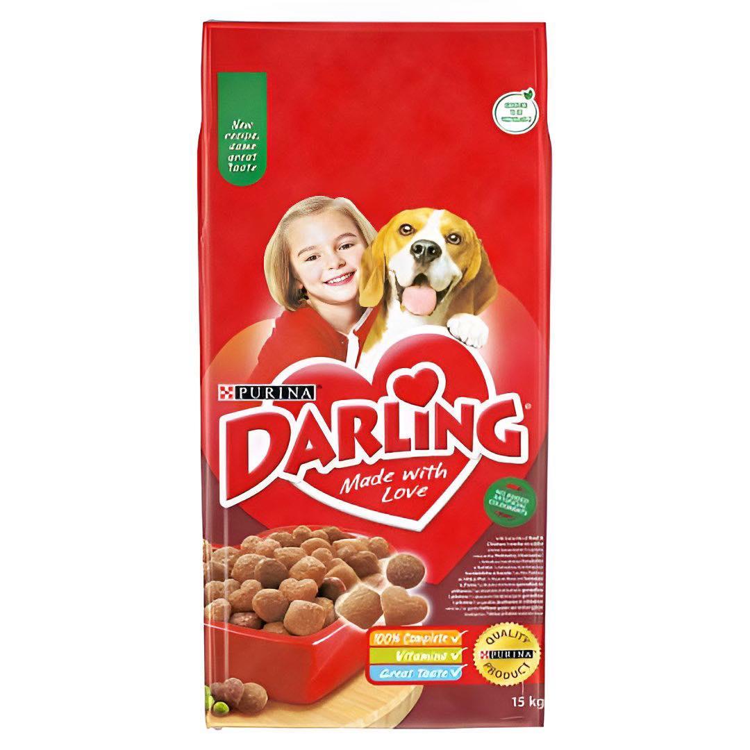 PURINA Darling Adult Крекери со Говедско и Пилешко [Вреќа 15кг]