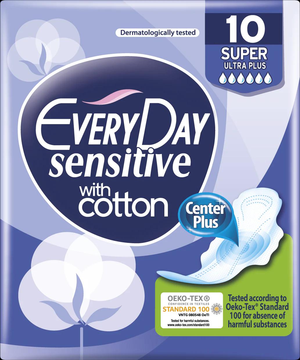 EVERY DAY Ultra Plus Sensitive Влошки Normal, 10 парчиња