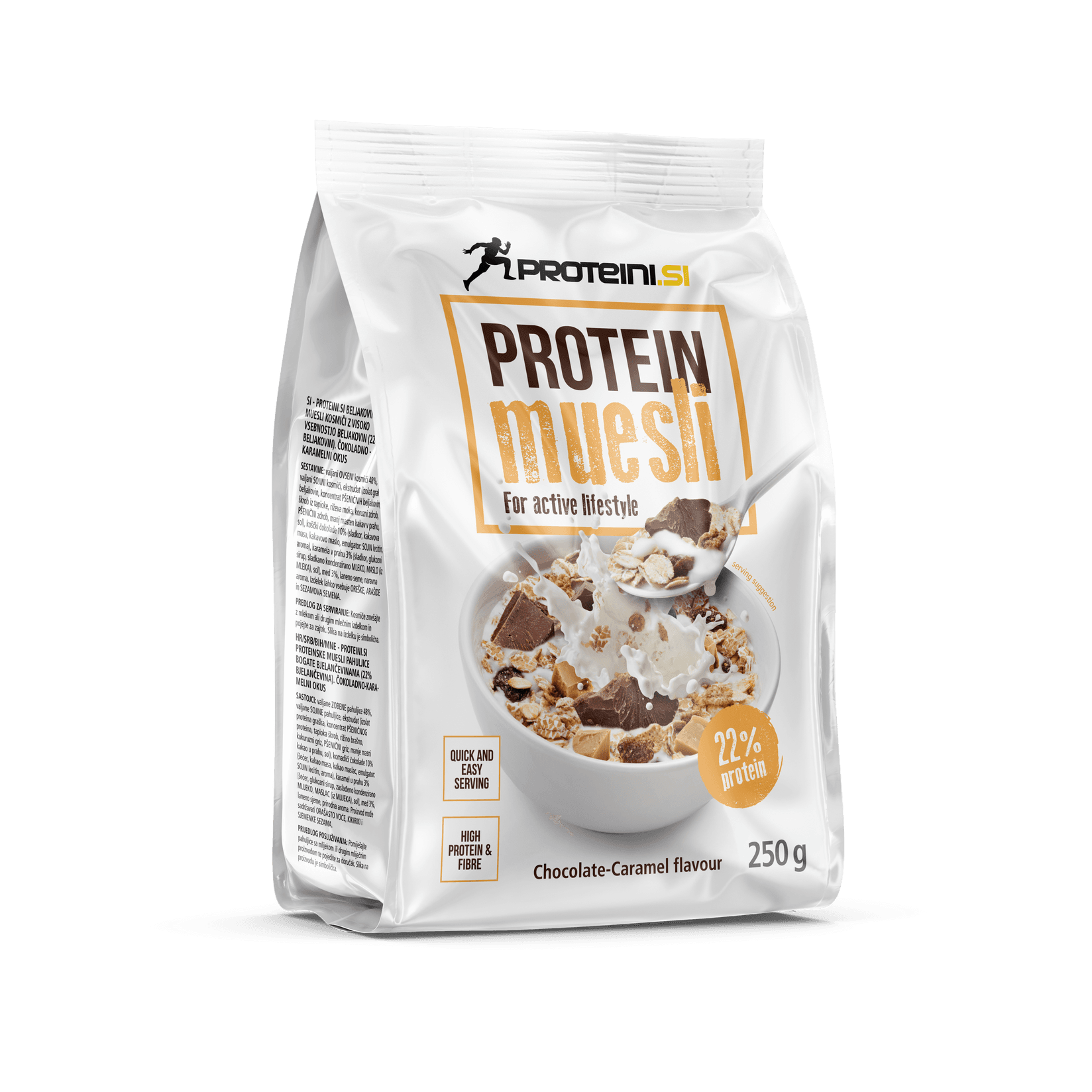 PROTEINI.SI Протеински мусли - Чоколадо - карамела 250g