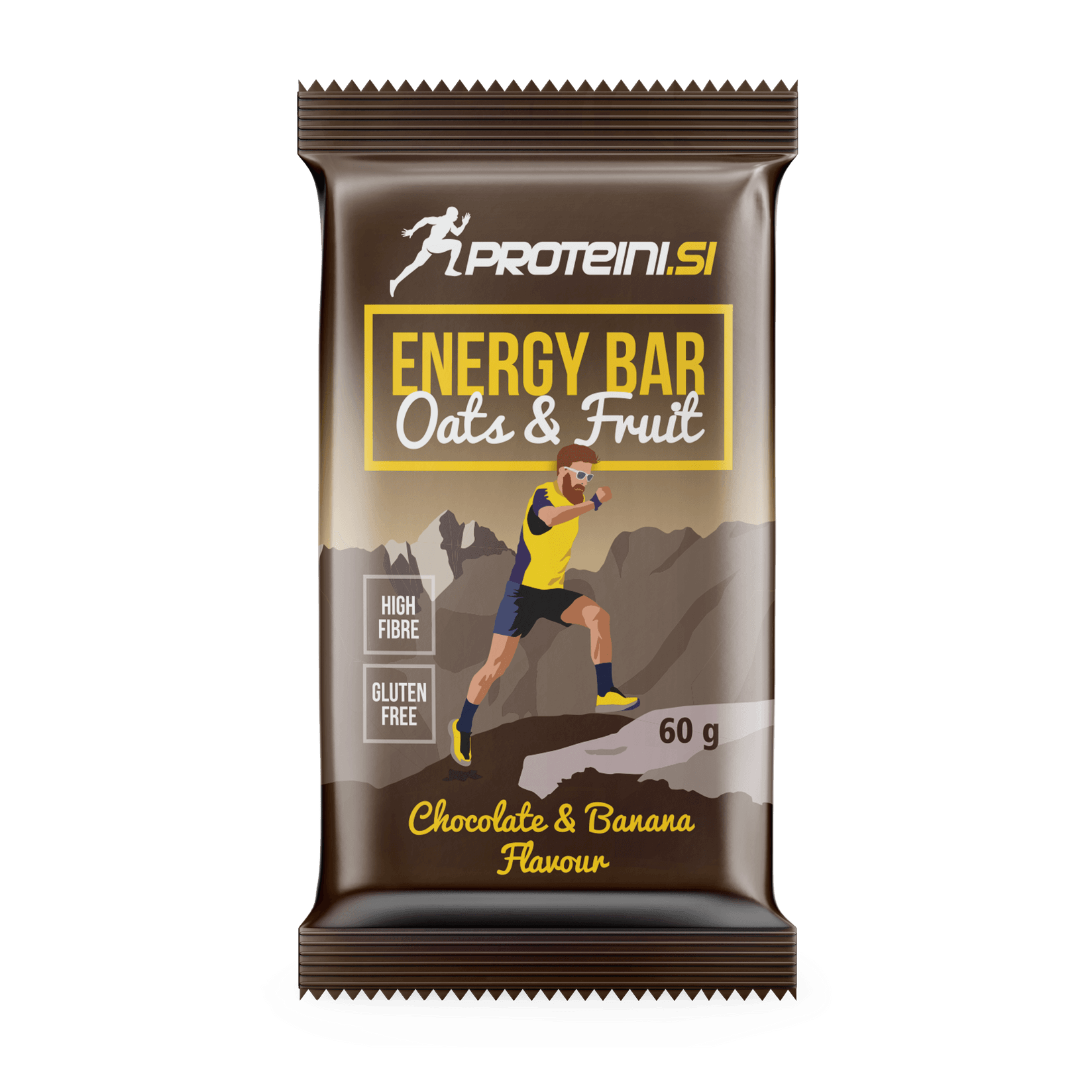 PROTEINI.SI Eнергетски бар Банана и чоколадо 60g