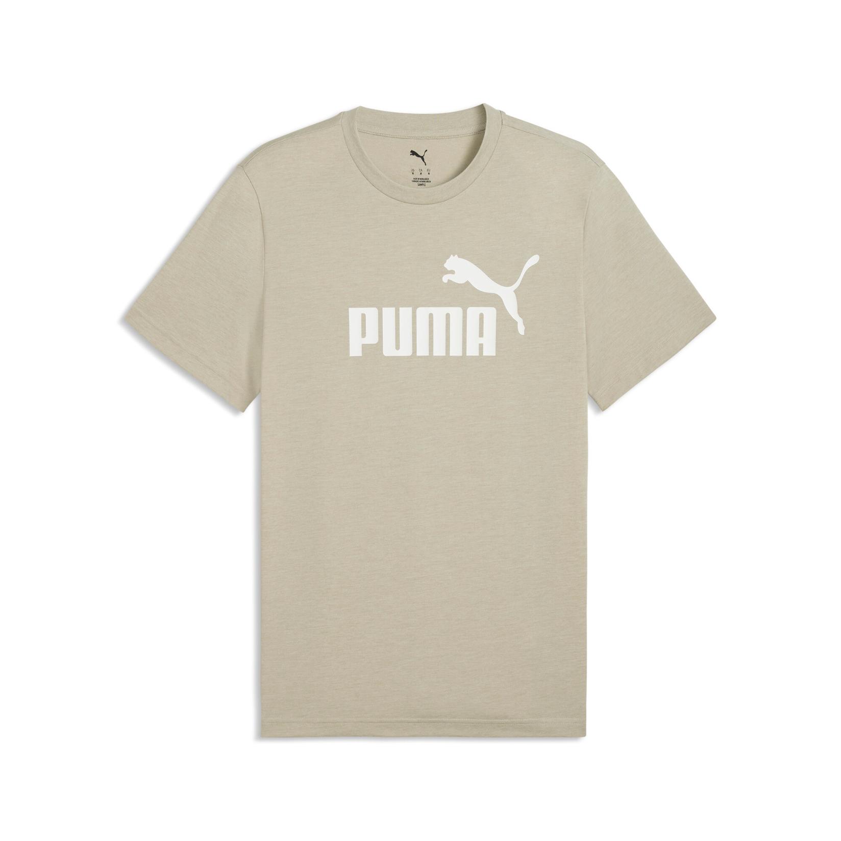 PUMA Mашка маица ESS No. 1 Logo Heath, сива, 682551-61