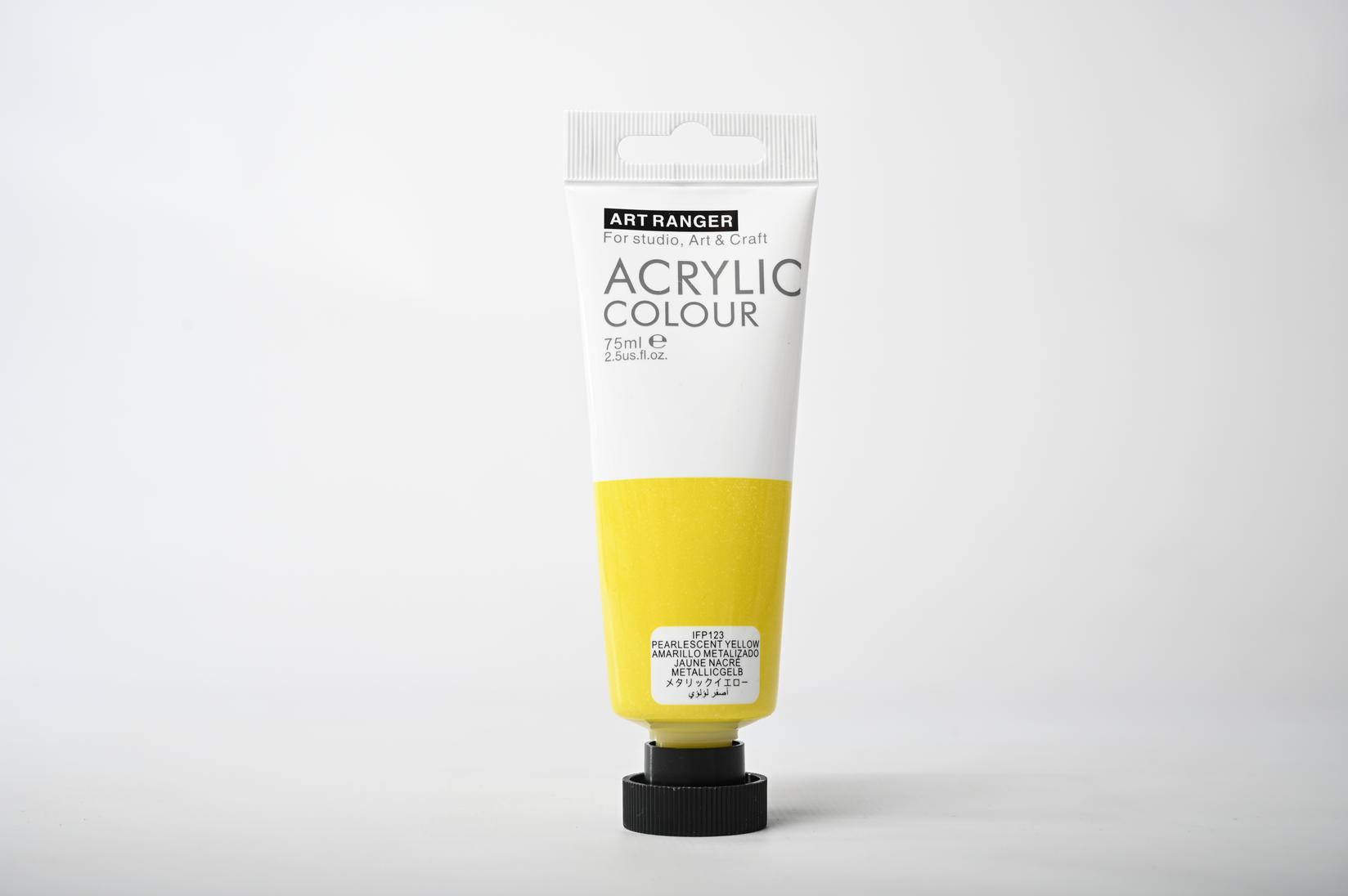 Aкрилна Боја со Ефект 75мм Pearlescent Yellow