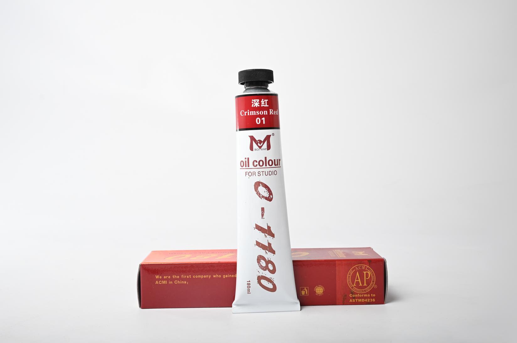 Маслена Боја со Ефект 180мм Crimson Red 01