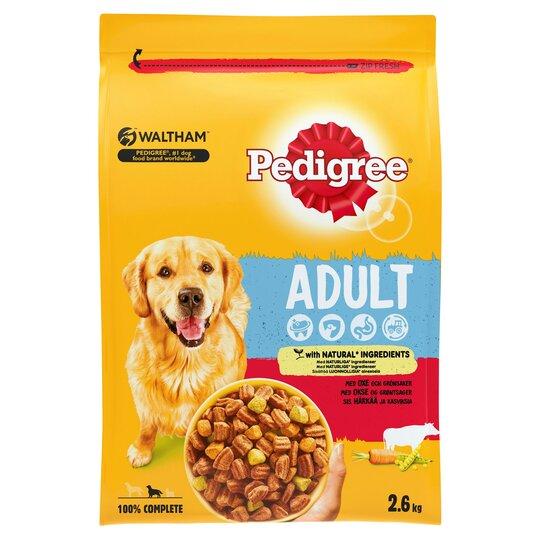 PEDIGREE Сува храна за возрасно куче со вкус на говедско