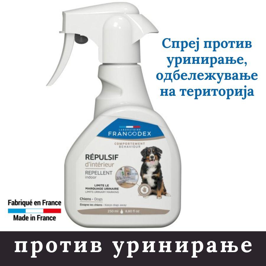 Francodex Спреј против уринирање за куче - одбележување на територија