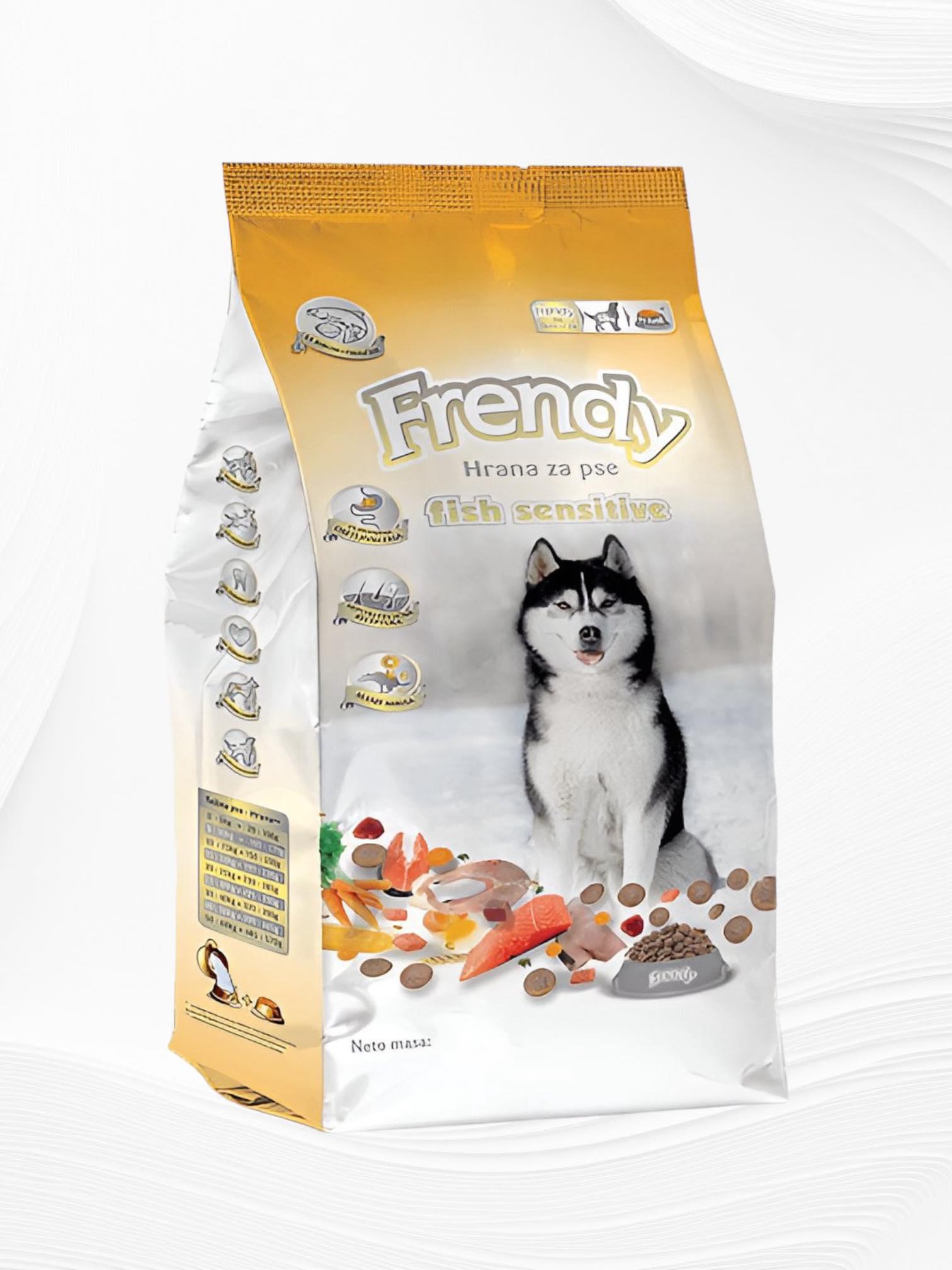 FRENDY Гранули со Морска риба и ориз Sensitive [Вреќа 10кг]
