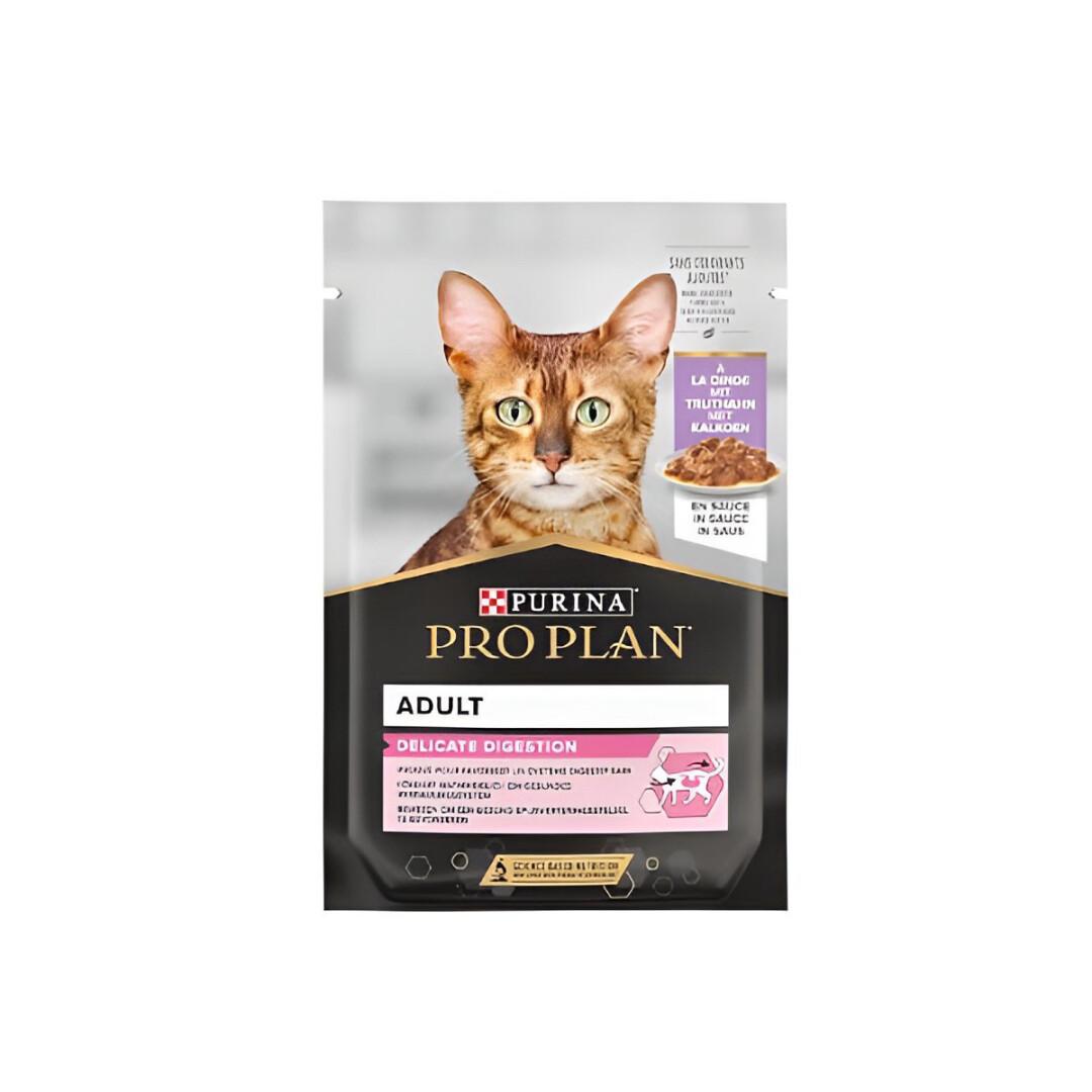 PURINA Pro Plan Delicate Парчиња мисирка во сос, Кесичка 85гр