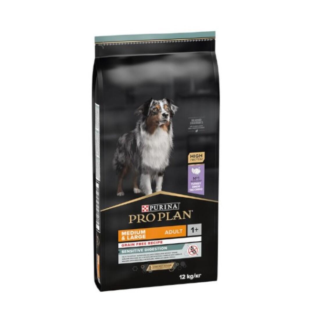 PURINA Pro Plan Medium ADULT Sensitive Digestion Крекери со Мисирка, Вреќа 12кг