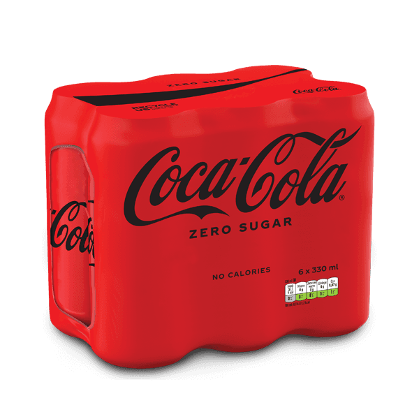 COCA COLA ZERO Лименка 330ml 6/1