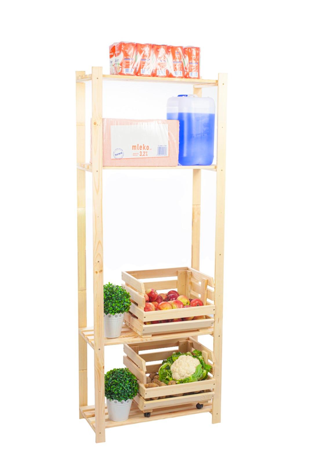 RACKAVY Дрвена полица PURE 1700x800x280