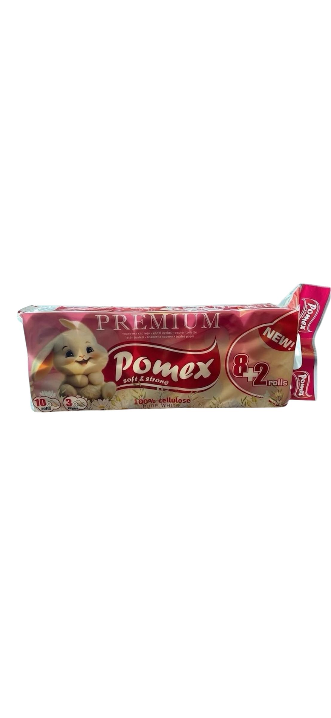 Pomex Premium Тоалетна хартија 8+2