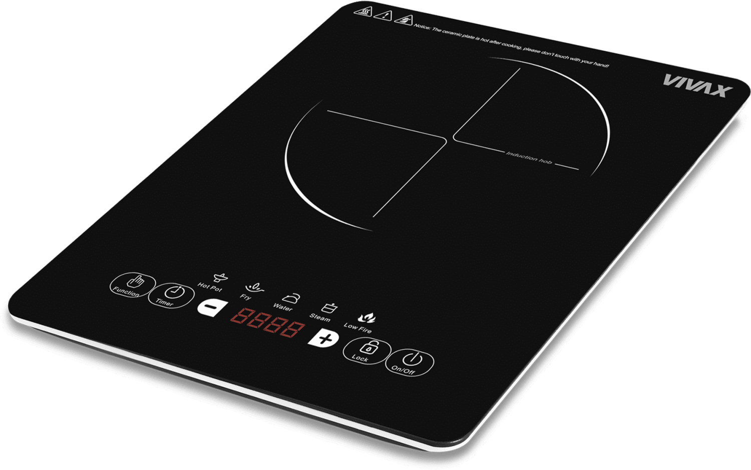 VIVAX HPI-1500TP Индукциска плоча за готвење, 1500 W